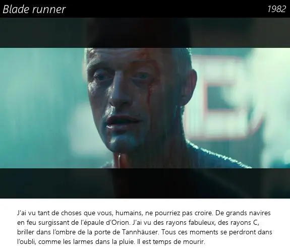 Vignette : Blade runner